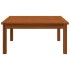 Mesita de jardín de madera maciza de acacia 63x63x30