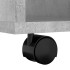 Armario ruedas madera contrachapada gris hormigón 60x53x72