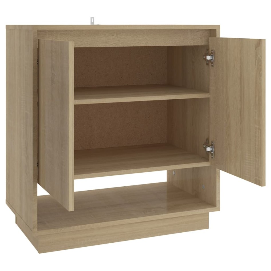 Aparador de madera contrachapada roble Sonoma 70x41x75
