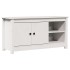 Mueble para TV de madera maciza de pino blanco 103x36,5x52