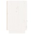 Mesitas de noche 2 uds madera maciza pino blanco 40x34x55