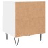 Mesitas de noche 2 uds madera ingeniería blanco 40x35x47,5