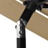 Sombrilla jardín de 3 niveles con palo de aluminio taupe 2,5