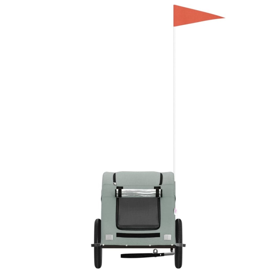 Remolque de bicicleta mascotas hierro tela Oxford