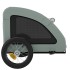 Remolque de bicicleta mascotas hierro tela Oxford