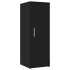 Mueble zapatero de aglomerado negro 32x35x92