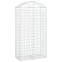 Cesta gaviones forma arco hierro galvanizado 100x50x180/200