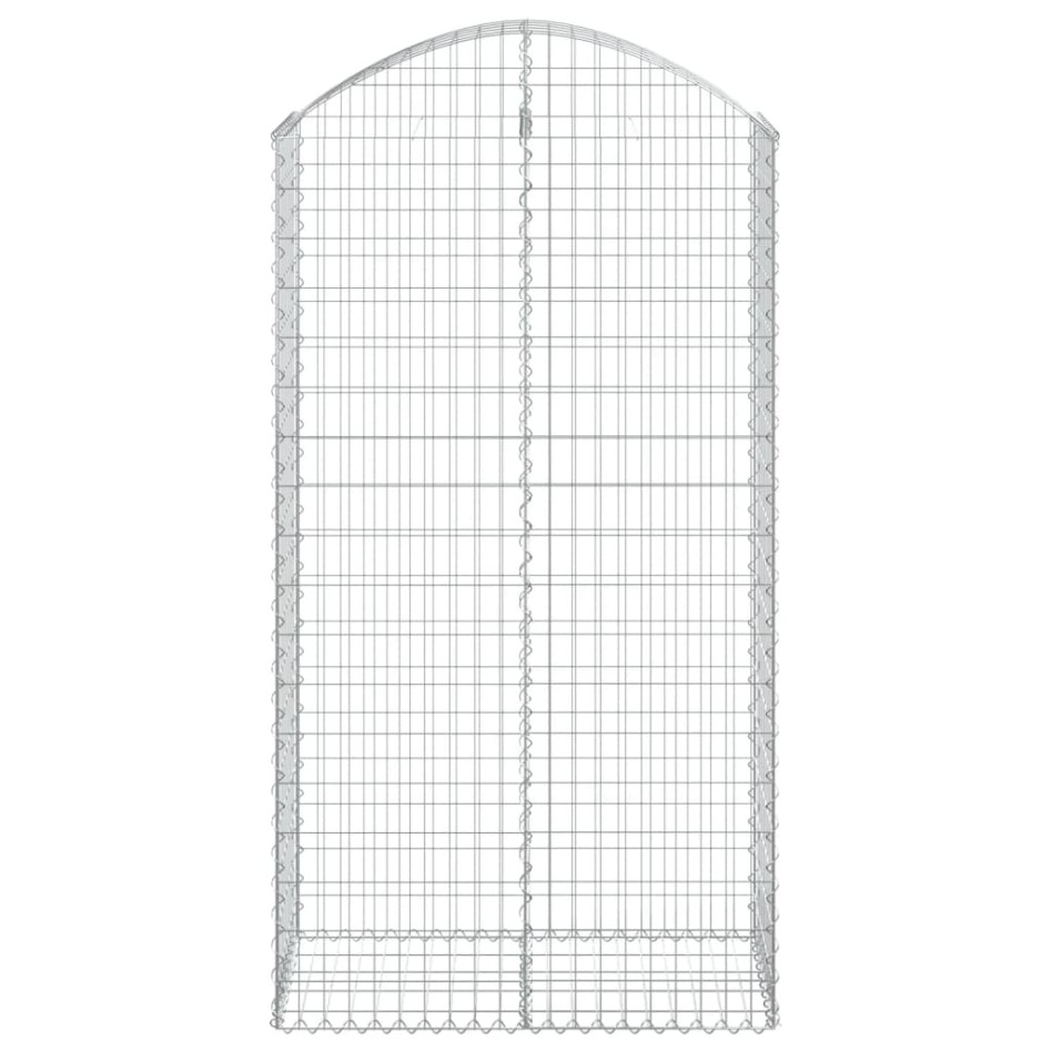 Cesta gaviones forma arco hierro galvanizado 100x50x180/200