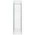 Cesta gaviones forma arco hierro galvanizado 100x50x180/200