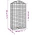 Cesta gaviones forma arco hierro galvanizado 100x50x180/200