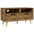 Mueble de TV madera de ingeniería roble ahumado 90x40x48,5