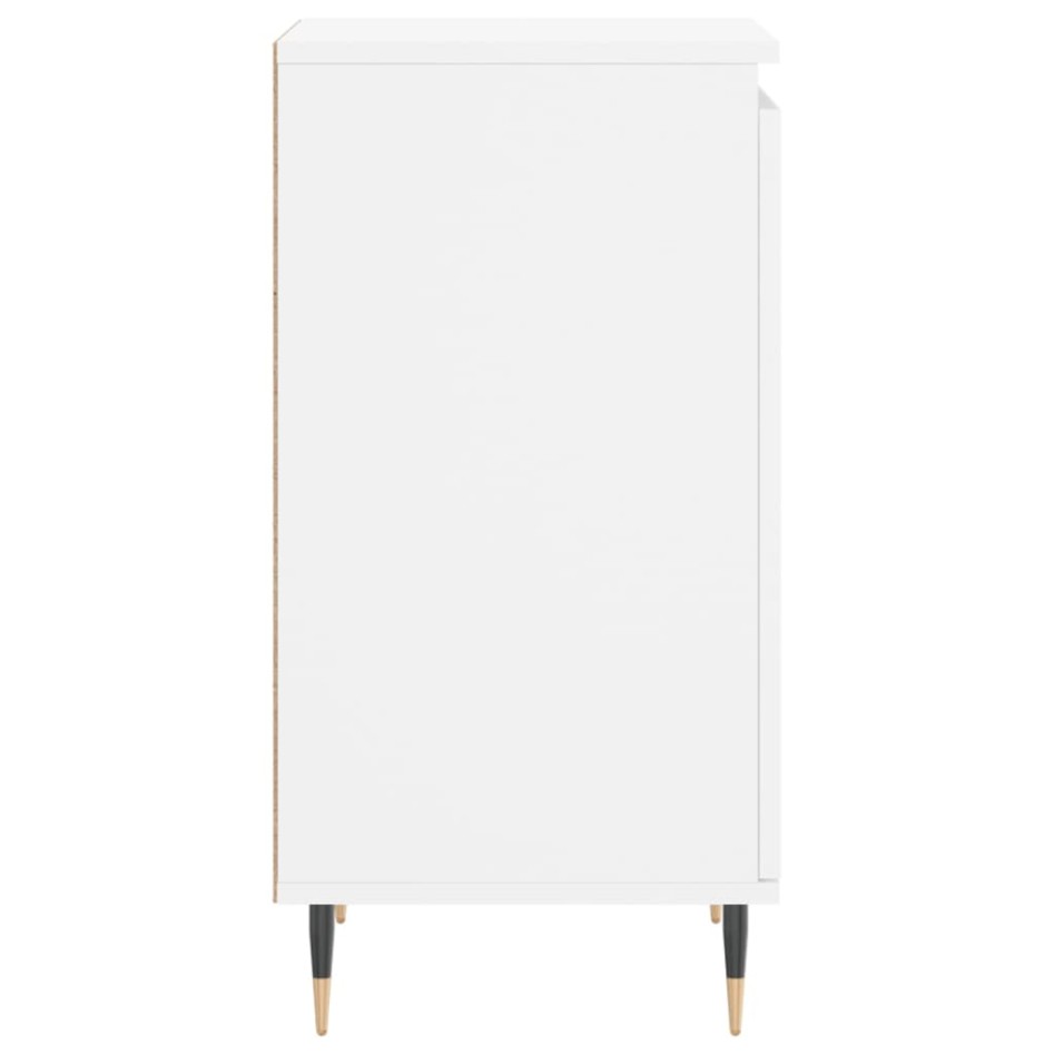 Aparadores 2 uds madera de ingeniería blanco 40x35x70