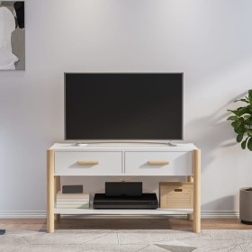 Mueble para TV madera contrachapada blanco 82x38x45