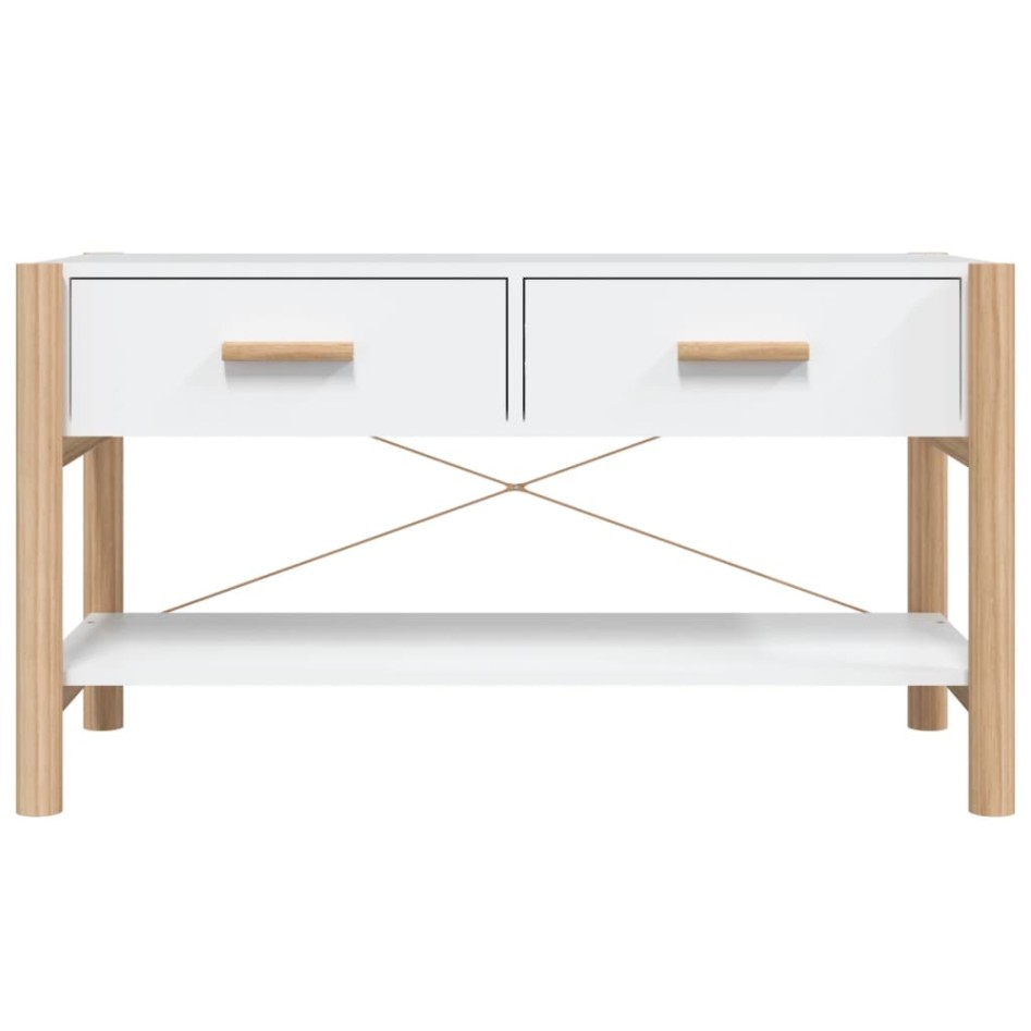 Mueble para TV madera contrachapada blanco 82x38x45