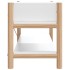 Mueble para TV madera contrachapada blanco 82x38x45