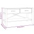 Mueble para TV madera contrachapada blanco 82x38x45