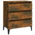 Aparador madera contrachapada color roble ahumado 60x35x69
