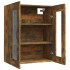 Armario colgante de pared roble ahumado 69,5x34x90
