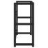 Estructura de lavabo de hierro negro 79x38x83