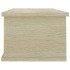 Estante de cajones para pared contrachapada roble