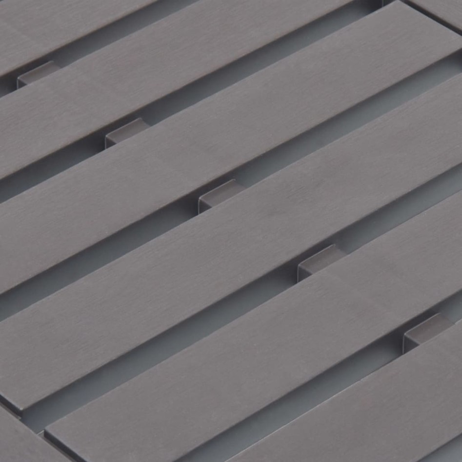 Mesa de jardín de plástico moca 78x55x38