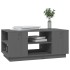 Mesa de centro de madera maciza de pino gris 90x49x40,5