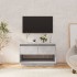 Mueble para TV madera contrachapada gris hormigón 70x41x44