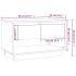 Mueble para TV madera contrachapada gris hormigón 70x41x44