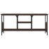 Mueble TV hierro madera contrachapada roble marrón 100x35x45