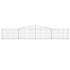Cesta de gaviones forma arco hierro galvanizado 400x30x60/80