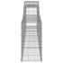 Cesta de gaviones forma arco hierro galvanizado 400x30x60/80