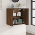Armario de pared madera contrachapada marrón roble 60x30x60