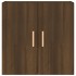 Armario de pared madera contrachapada marrón roble 60x30x60