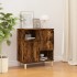 Aparador madera contrachapada color roble ahumado 60x35x70
