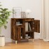 Aparador madera contrachapada color roble ahumado 60x35x70