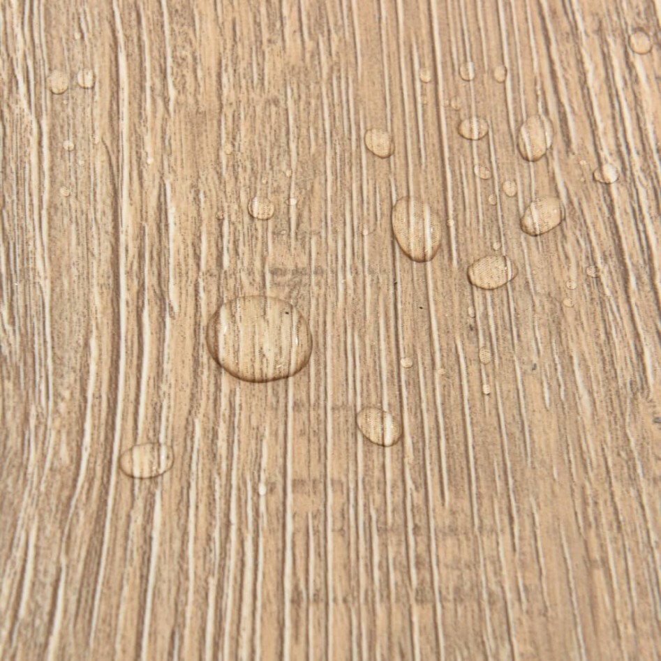 Lamas para suelo autoadhesivas 55 uds PVC marrón 5,11