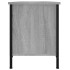 Mueble TV con puertas contrachapada gris Sonoma 102x35x45