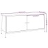 Mueble TV con puertas contrachapada gris Sonoma 102x35x45