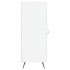 Aparador de madera contrachapada blanco brillante 34,5x34x90