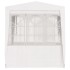 Carpa profesional fiestas con paredes blanco 90 g/m² 2,5x2,5