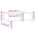 Mesa de centro madera contrachapada blanco 90x50x36,5