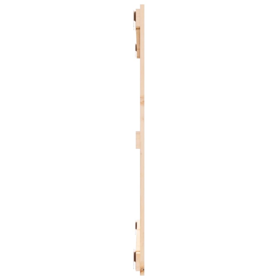 Cabecero de cama de pared madera maciza de pino 95,5x3x90