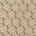 Alfombra rectangular algodón natural 120x180