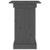 Soporte para plantas madera maciza de pino gris 40x40x60