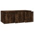 Mueble para TV madera contrachapada roble ahumado 80x34x30