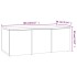 Mueble para TV madera contrachapada roble ahumado 80x34x30