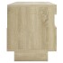 Mueble de TV con luces LED roble Sonoma 100x35x40