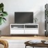 Mueble para TV madera contrachapada blanco 100x34,5x44,5