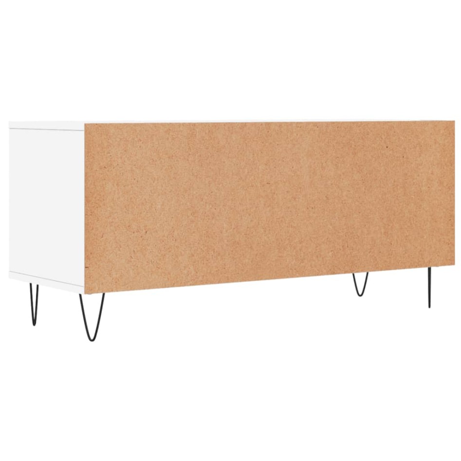 Mueble para TV madera contrachapada blanco 100x34,5x44,5