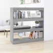 Estantería/divisor espacios gris Sonoma 100x30x103 cm